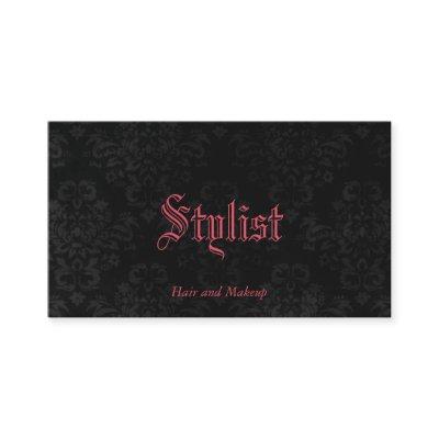 Custom Color French Gothic Damask Stylist Template