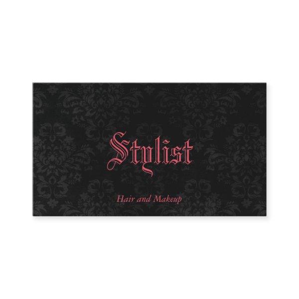 Custom Color French Gothic Damask Stylist Template