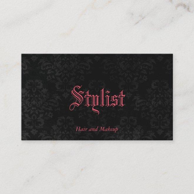 Custom Color French Gothic Damask Stylist Template