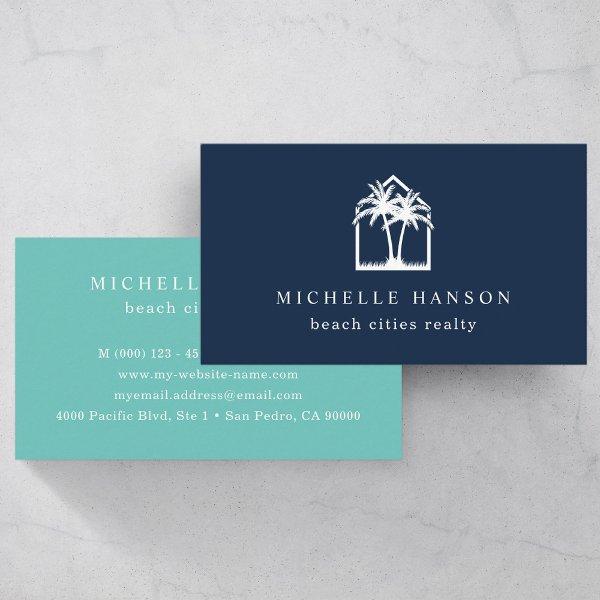 Custom Color House Palm Trees Realtor