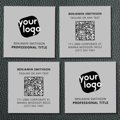 Custom Color Name Title Add Your Logo Here Branded Square