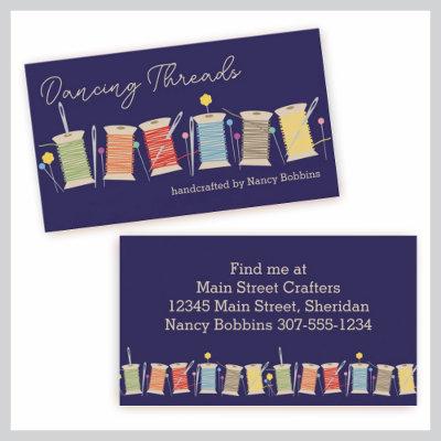 Custom color spools thread sewing pins seamstress