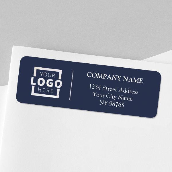 Custom Company Logo Business Return Address Labels