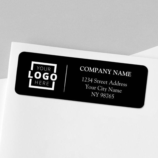 Custom Company Logo Business Return Address Labels