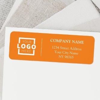 Custom Company Logo Business Return Address Labels