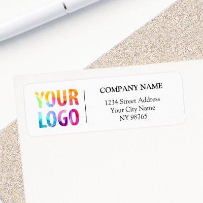 Custom Company Logo Business Return Address Labels