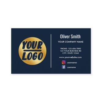 custom company logo gold blue Retro or any color