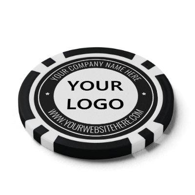 Custom Company Logo Text Poker Chips Choose Colors