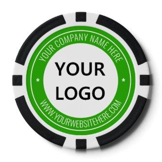 Custom Company Logo Text Your Business Poker Chips