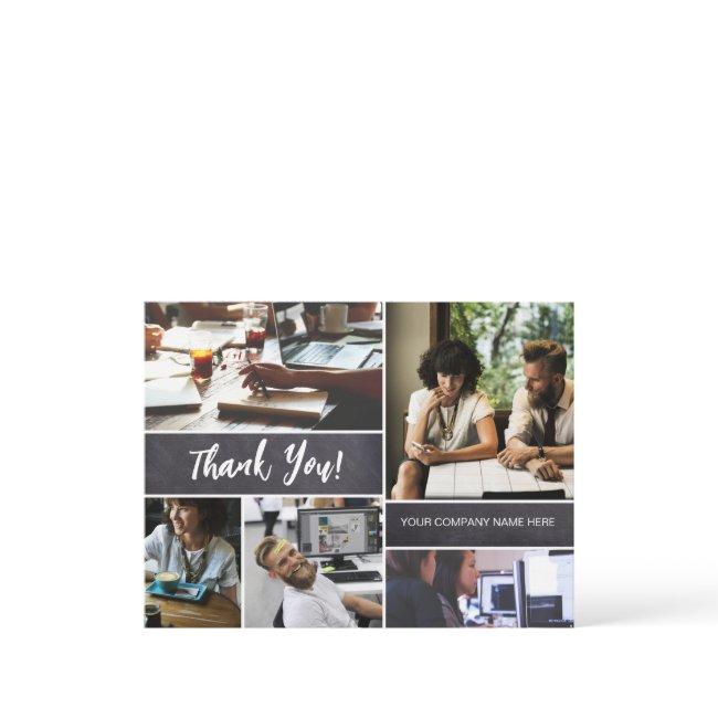 Custom Company Staff Photo collage Postcard