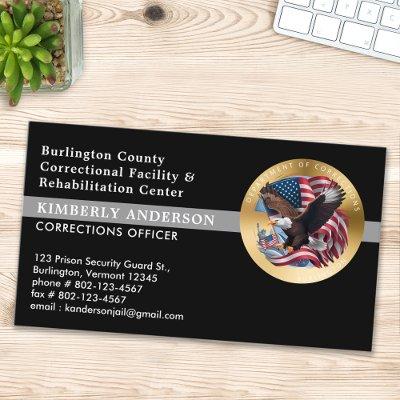 Custom Correctional Department Prison Guard Logo