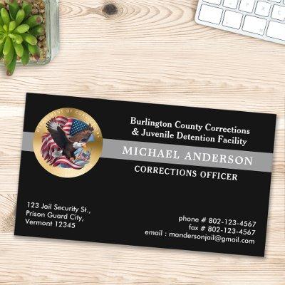 Custom Correctional Officer Jail Security Logo
