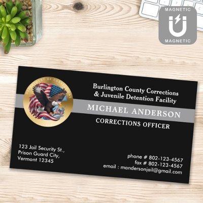 Custom Correctional Officer Jail Security Logo  Magnet