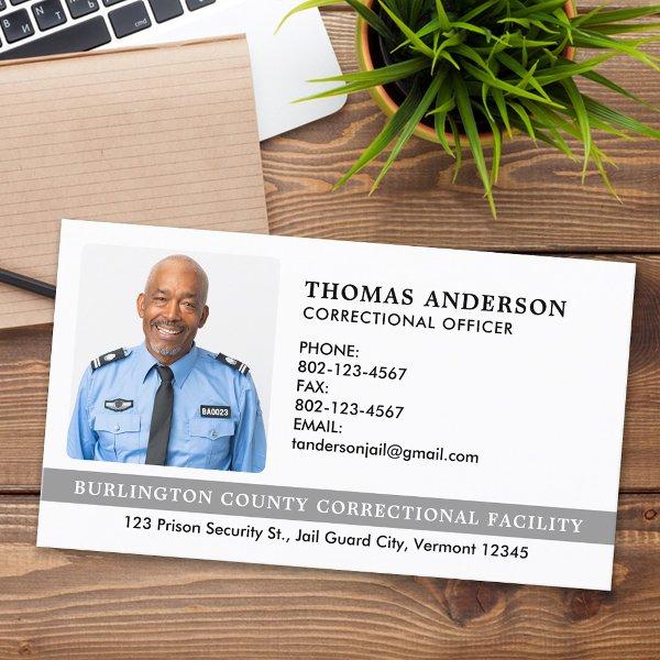 Custom Correctional Officer Photo Prison Guard