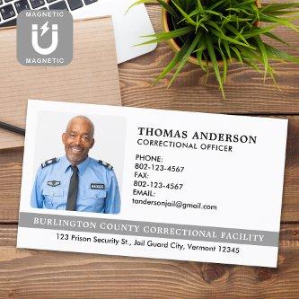 Custom Correctional Officer Photo Prison Guard  Magnet