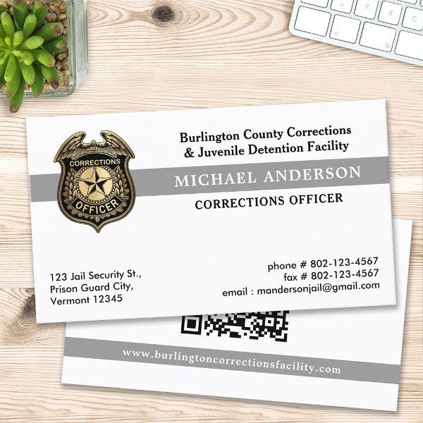 Custom Correctional Officer Prison Guard QR Code