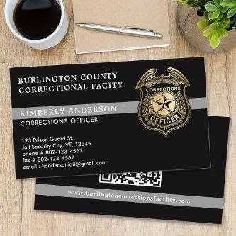 Custom Corrections Dept. Parole Officer QR code