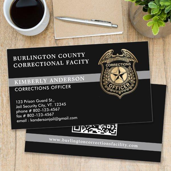 Custom Corrections Dept. Parole Officer QR code