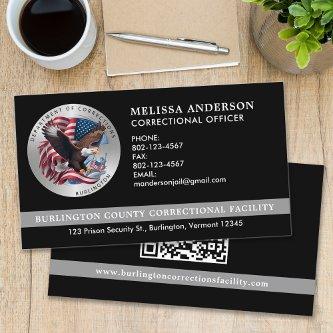 Custom Corrections Officer Bailiff Badge Jail Logo