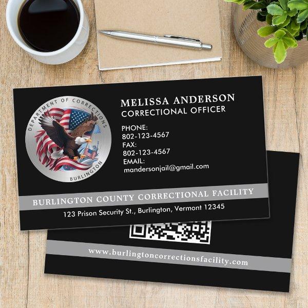 Custom Corrections Officer Bailiff Badge Jail Logo