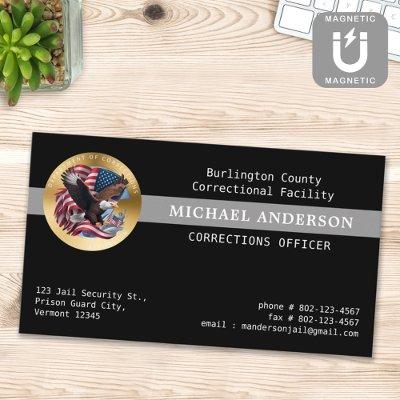 Custom Corrections Officer Parole Police Logo  Magnet