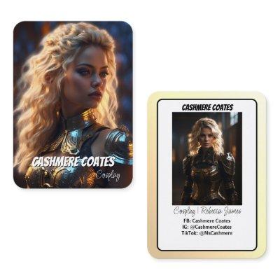 Custom Coscards | Minimalist Cosplay Trading Cards