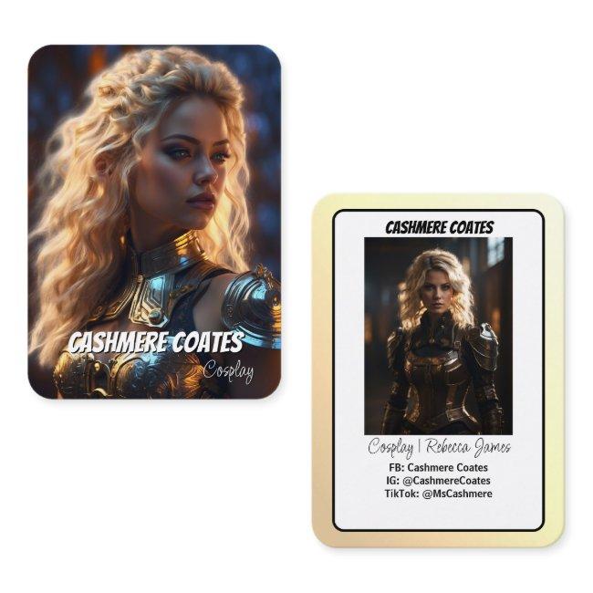 Custom Coscards | Minimalist Cosplay Trading Cards