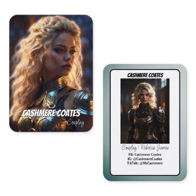 Custom Coscards | Minimalist Cosplay Trading Cards