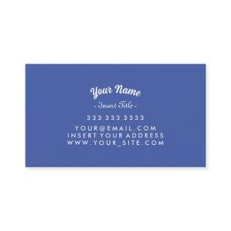 Custom Curved Text Medium Blue