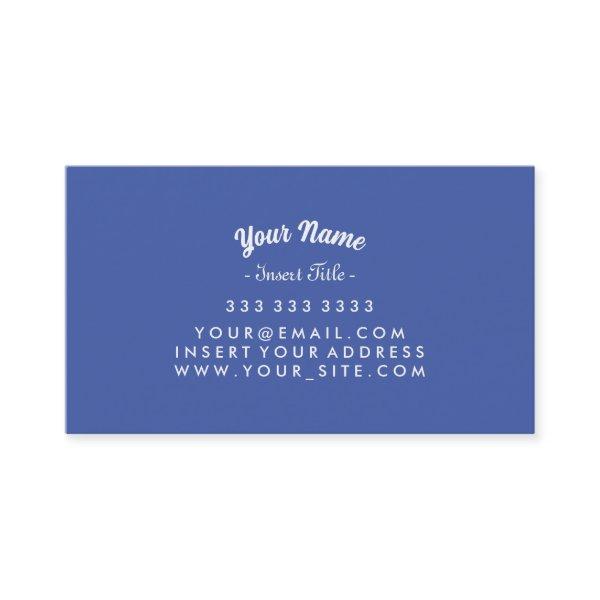 Custom Curved Text Medium Blue