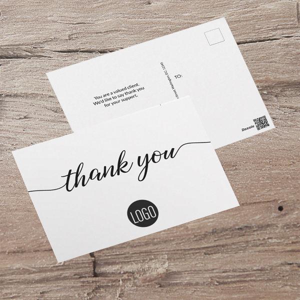 Custom Customer Appreciation Business template Postcard