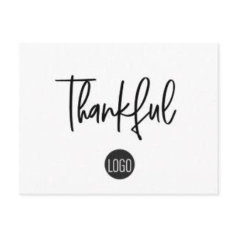 Custom Customer Appreciation Business Thankful Postcard