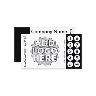 custom cut out punch cards