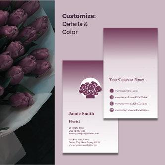 Custom Design Florist Purple & White