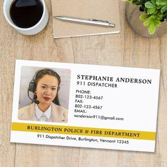 Custom Dispatcher 911 Emergency Services Photo