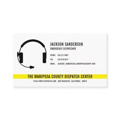 Custom Dispatcher Emergency Services Employee Logo