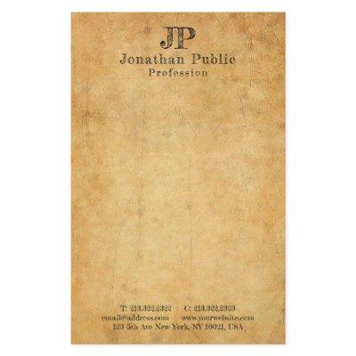 Custom Distressed Text Old Paper Look Elegant