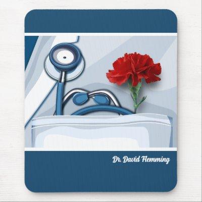 Custom Doctor's Name Gift Mouse Pad