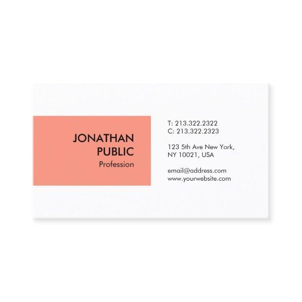 Custom Elegant Color Modern Professional Simple