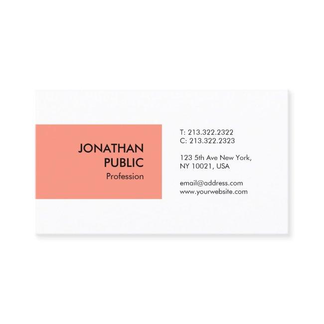 Custom Elegant Color Modern Professional Simple