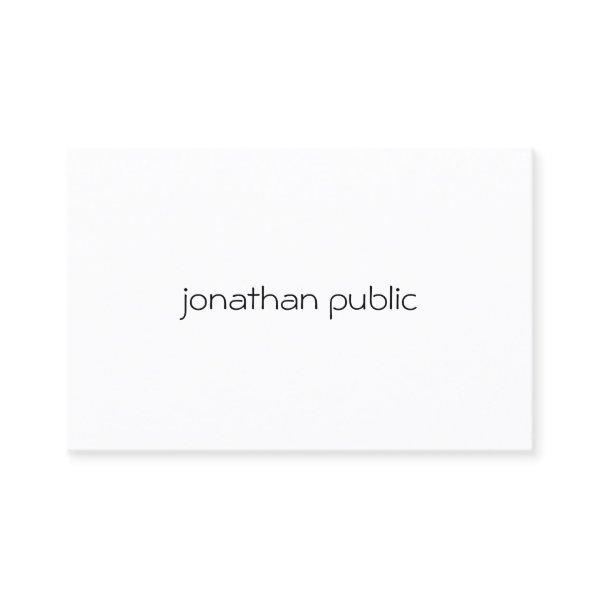 Custom Elegant Modern Minimalist Professional Cool