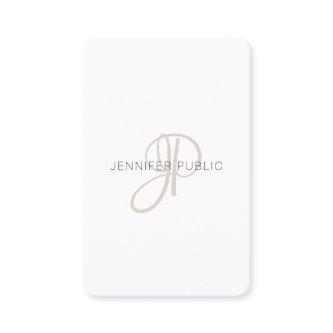 Custom Elegant Modern Monogrammed Template