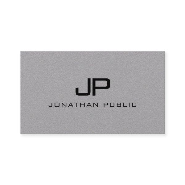 Custom Elegant Monogram Minimal Modern Template