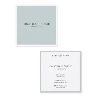 Custom Elegant Simple Template Trendy Modern Square