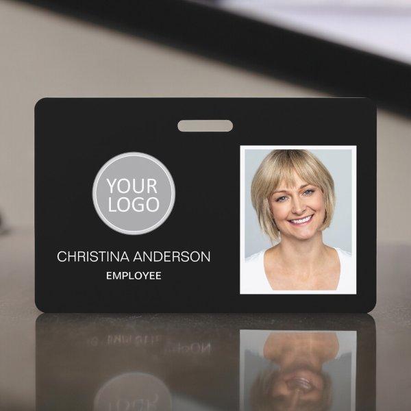 Custom Employee Name Logo Photo Corporate Work Bad Badge