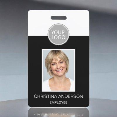 Custom Employee Name Logo Photo Corporate Work Badge