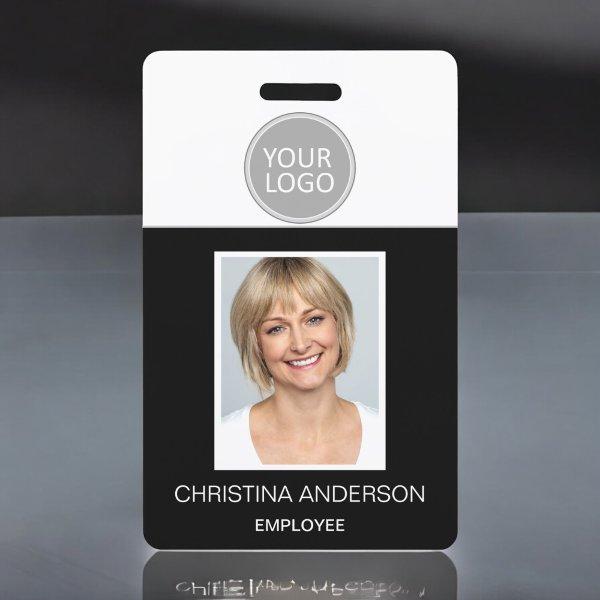 Custom Employee Name Logo Photo Corporate Work Badge
