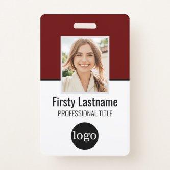 Custom Employee - Photo, Bar Code, Logo, Name Badg Badge