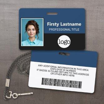 Custom Employee - Photo, Bar Code, Logo, Name Badge