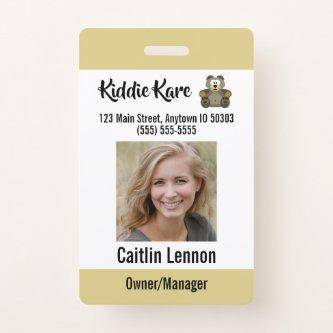 Custom Employee Photo ID Badge